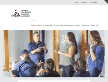 Tablet Screenshot of anzea.org.nz